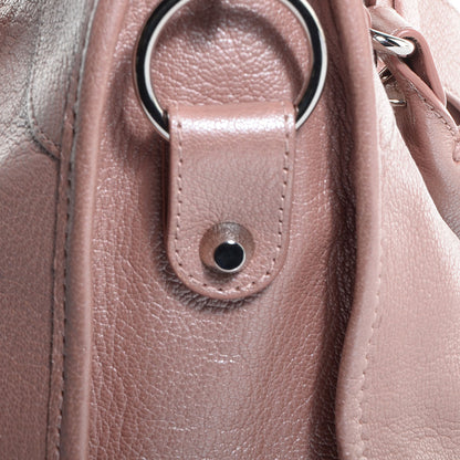 Balenciaga Pearlescent Goatskin Classic Palladium Hardware City Rose Rose Light 11 of 12