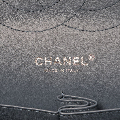 Chanel Lambskin Quilted Jumbo Double Flap Light Blue 7 of 12