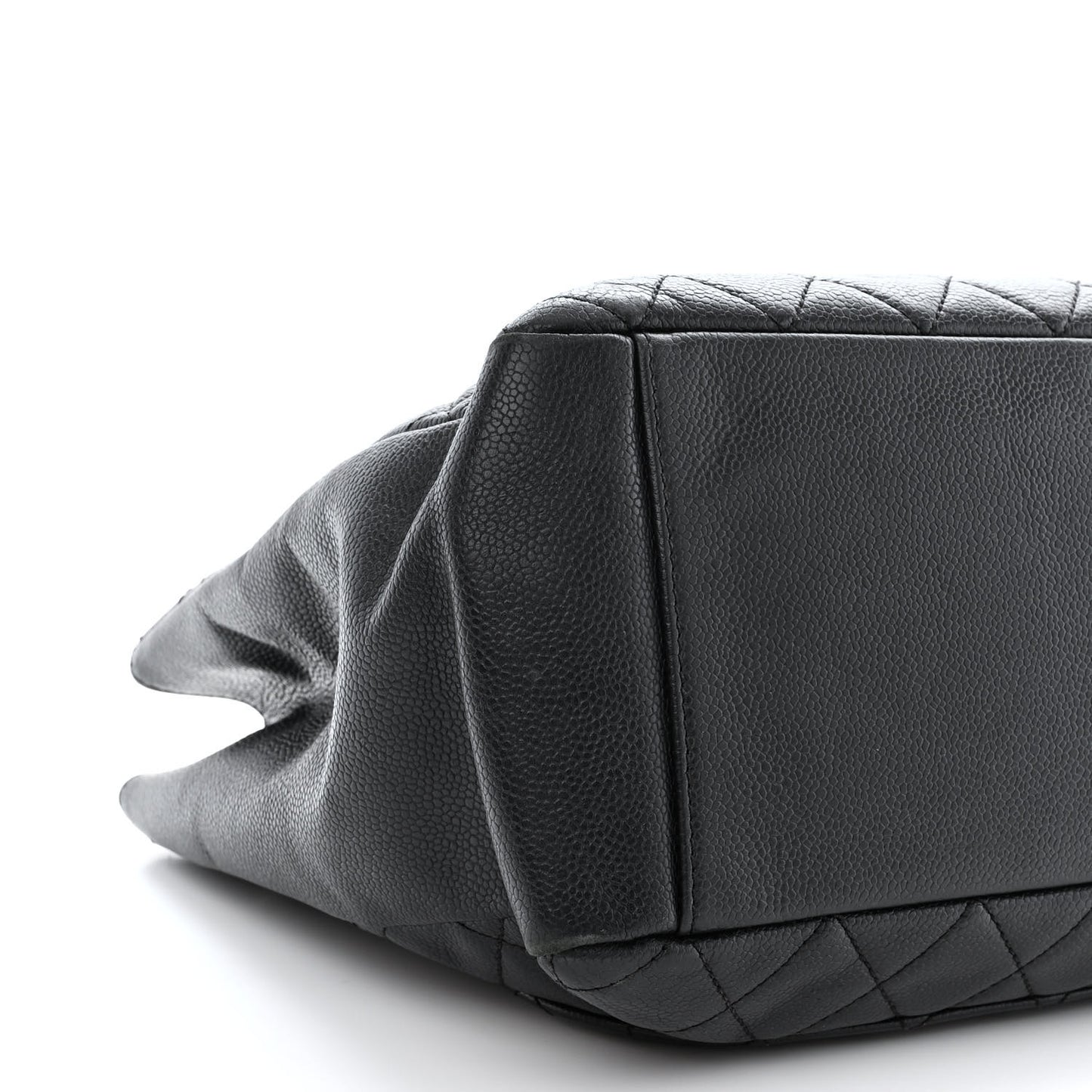 Caviar Quilted Grand Shopping Tote GST Black