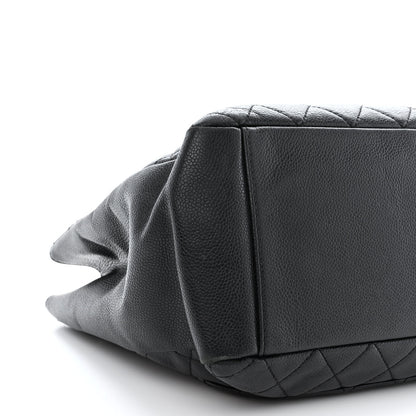 Chanel Caviar Quilted Grand Shopping Tote GST Black 9 of 11