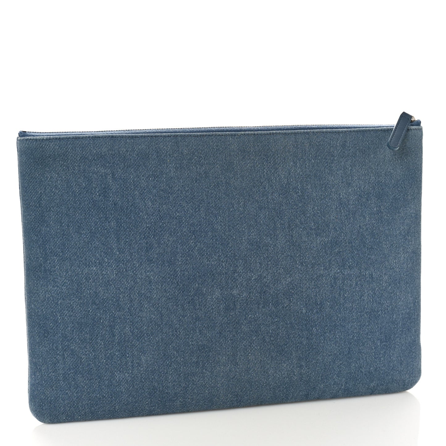 Canvas Sequins Medium Deauville Cosmetic Pouch Blue