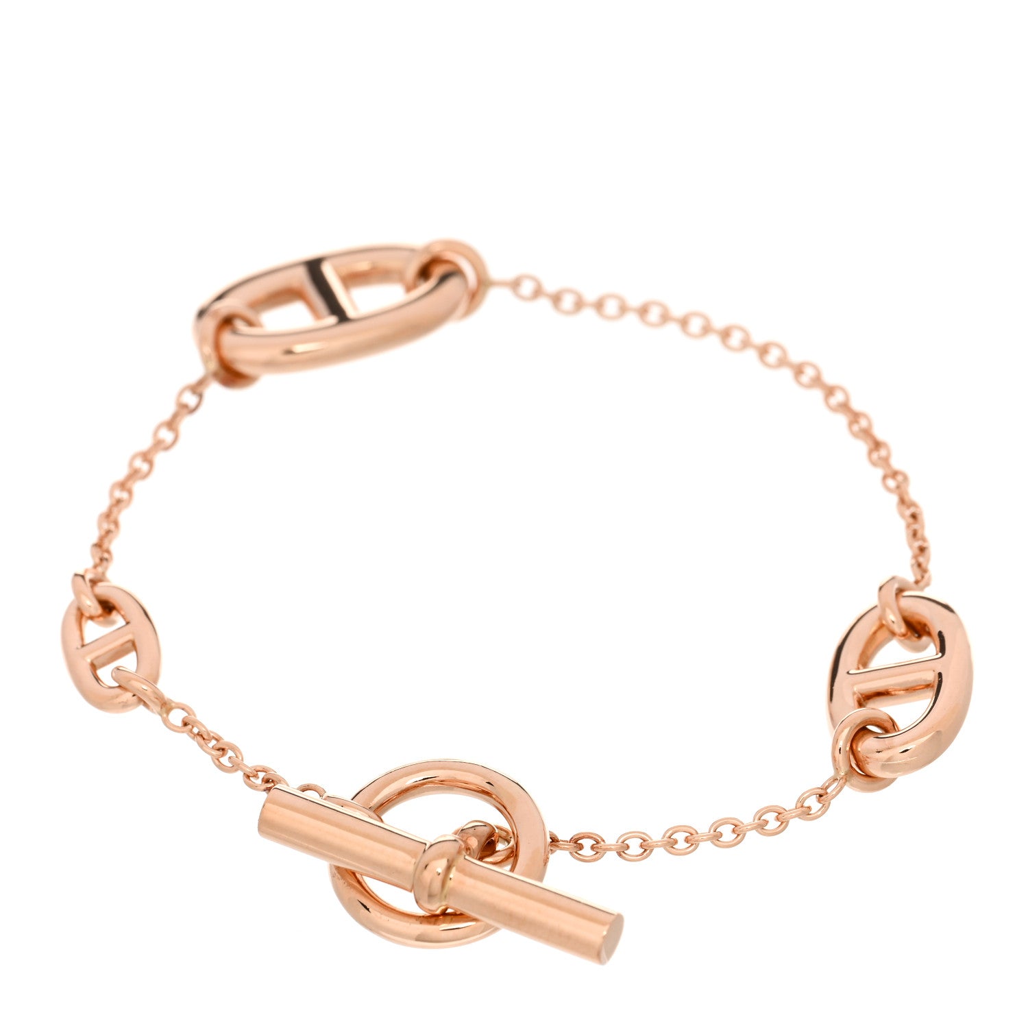 Hermes 18K Rose Gold PM Farandole Bracelet SH 2 of 4