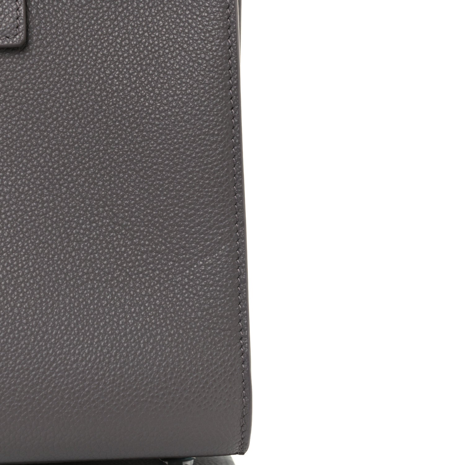 Saint Laurent Grained Calfskin Baby Sac De Jour Fog 7 of 15