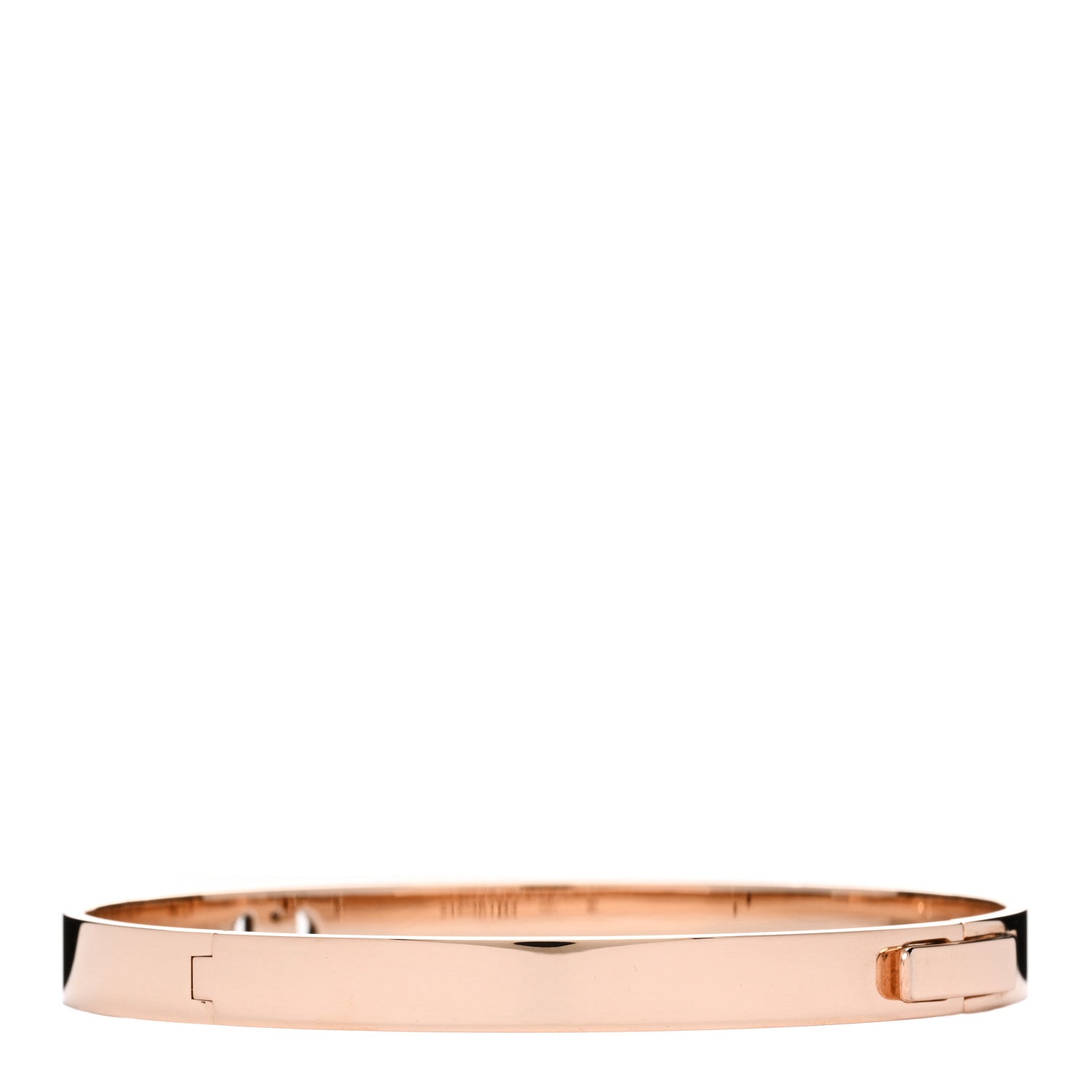 Hermes 18K Rose Gold Diamond PM H D'Ancre Bracelet SH 2 of 4