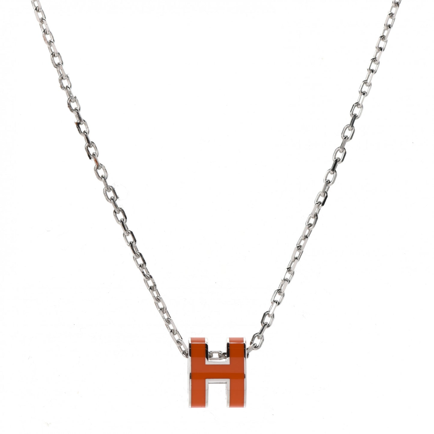 Palladium Mini Pop H Necklace Orange Graffiti