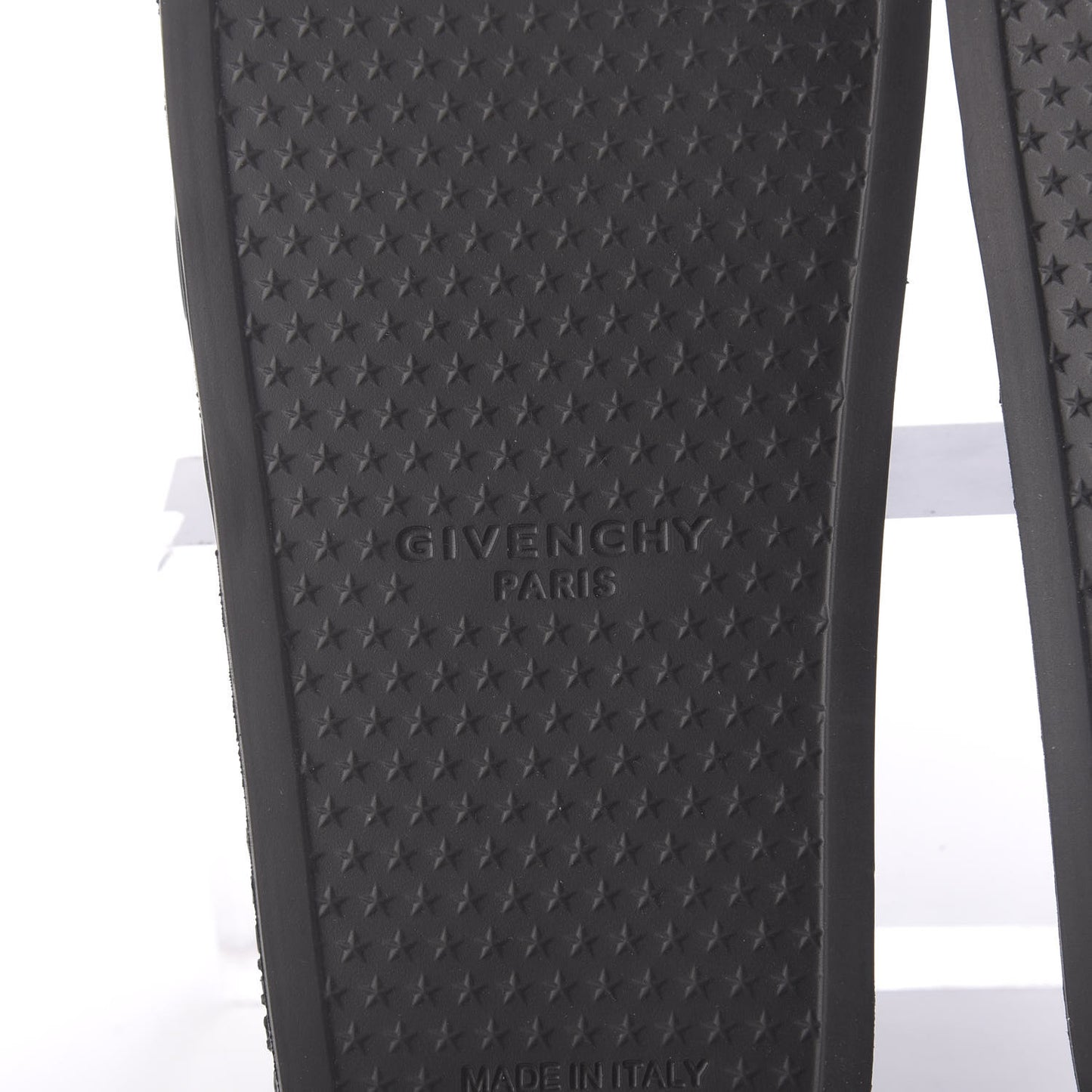 Rubber Logo Pool Slide Sandals 39 Black