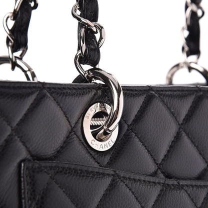 Chanel Caviar Quilted Grand Shopping Tote GST Black 9 of 20