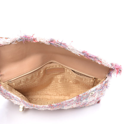 Chanel Tweed Fringe Chain Clutch Multicolor 5 of 9