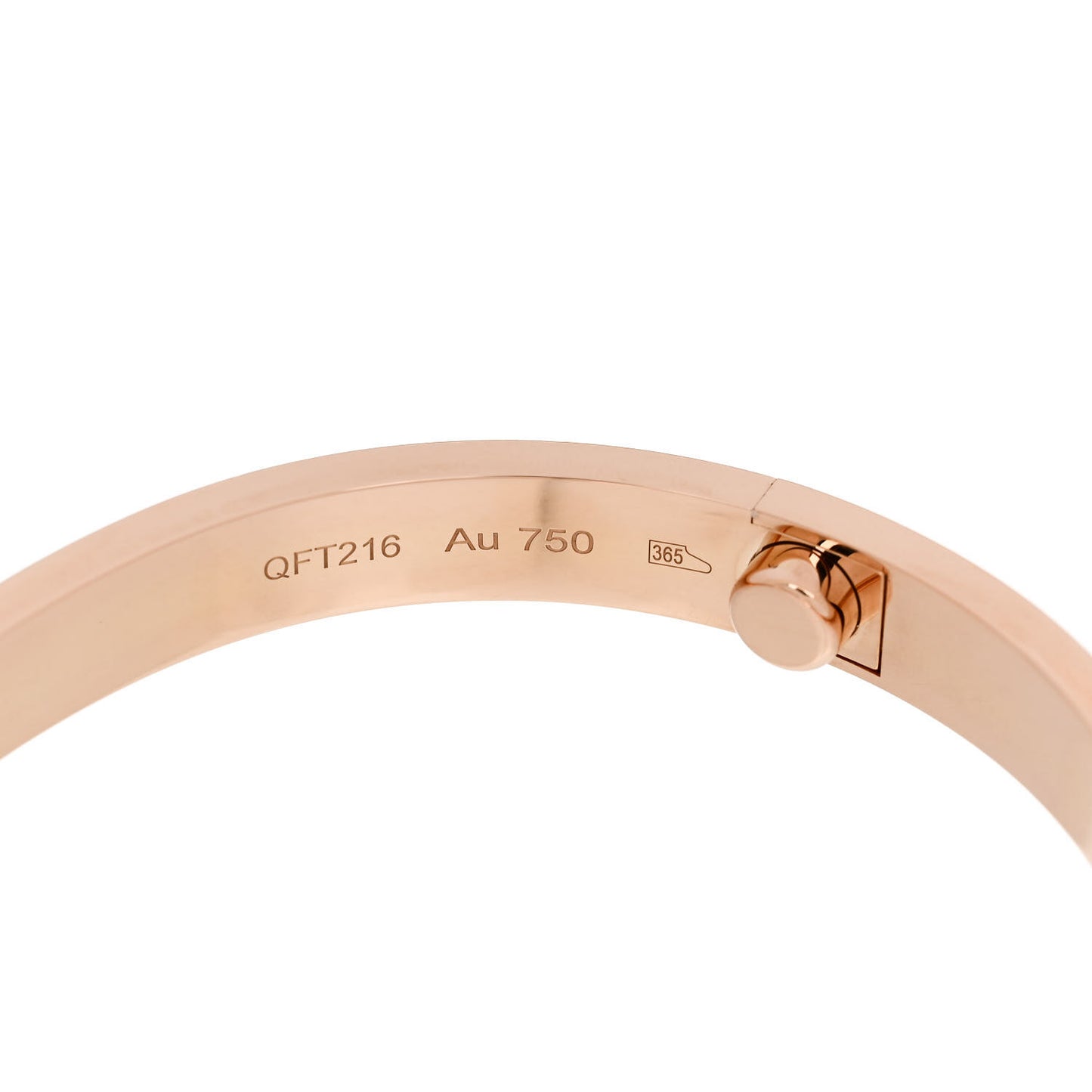 18K Pink Gold LOVE Bracelet 17