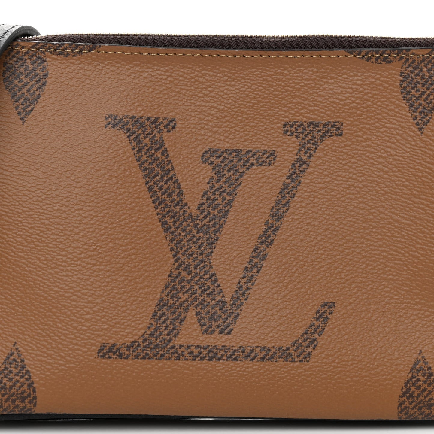 Reverse Monogram Giant Double Zip Pochette