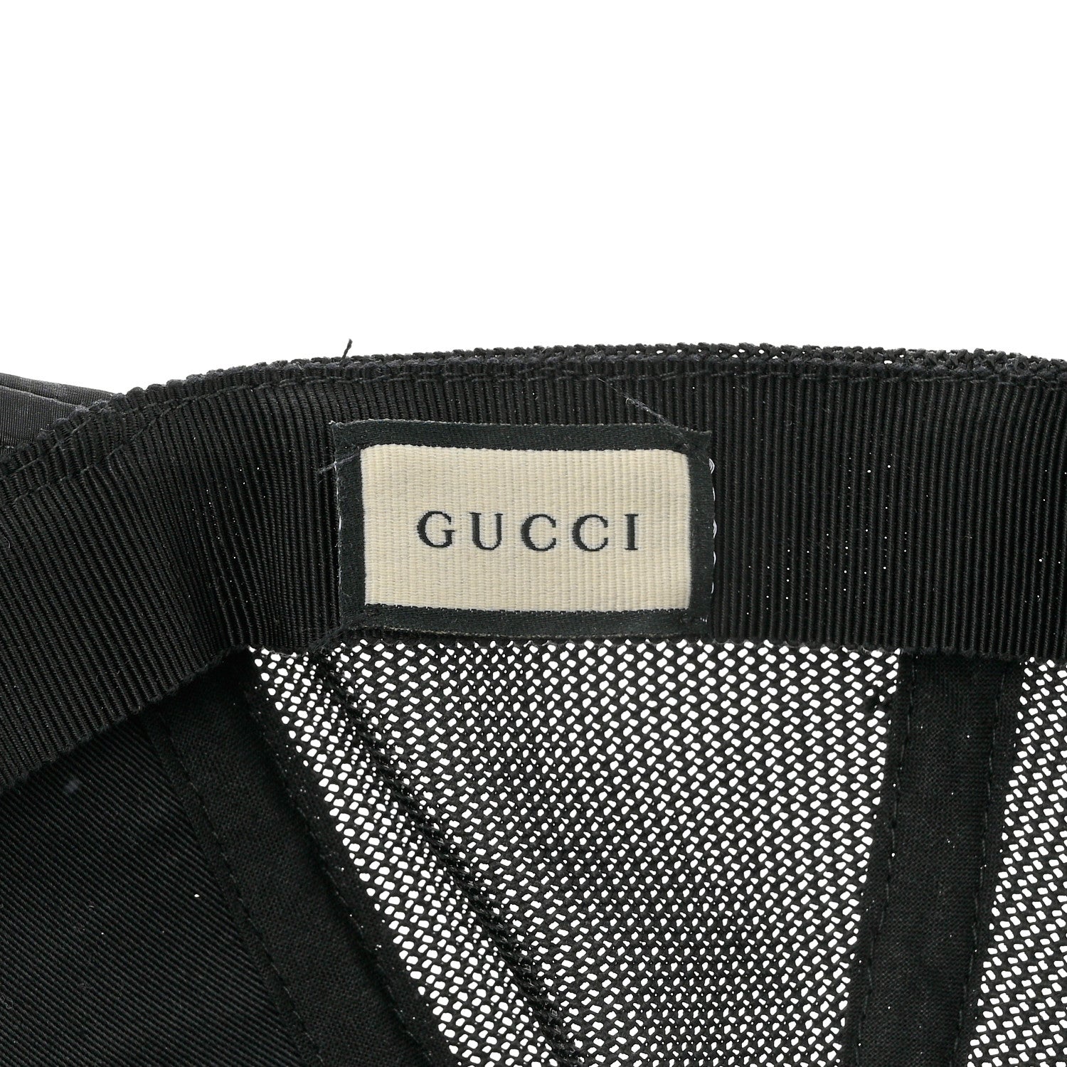 Gucci Nylon Monogram Baseball Hat M Black 8 of 9