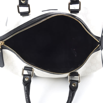 Gucci GG Plus Monogram Medium Joy Boston White Black 5 of 17