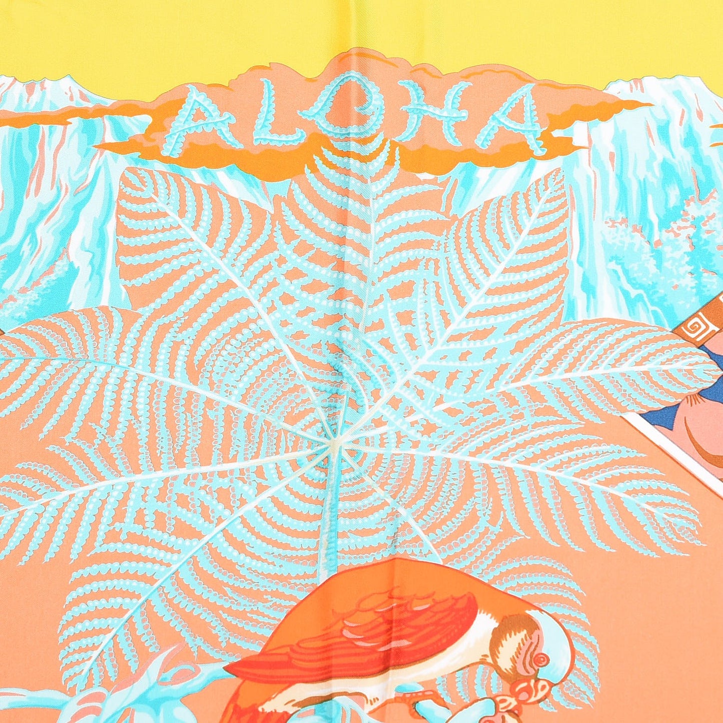 Silk Aloha Scarf 140