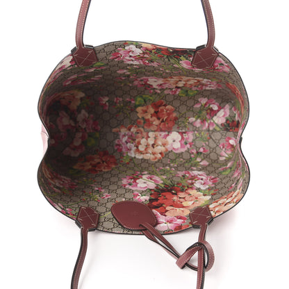 Gucci GG Supreme Monogram Blooms Medium Reversible Tote Beige Multicolor Dry Rose 13 of 18