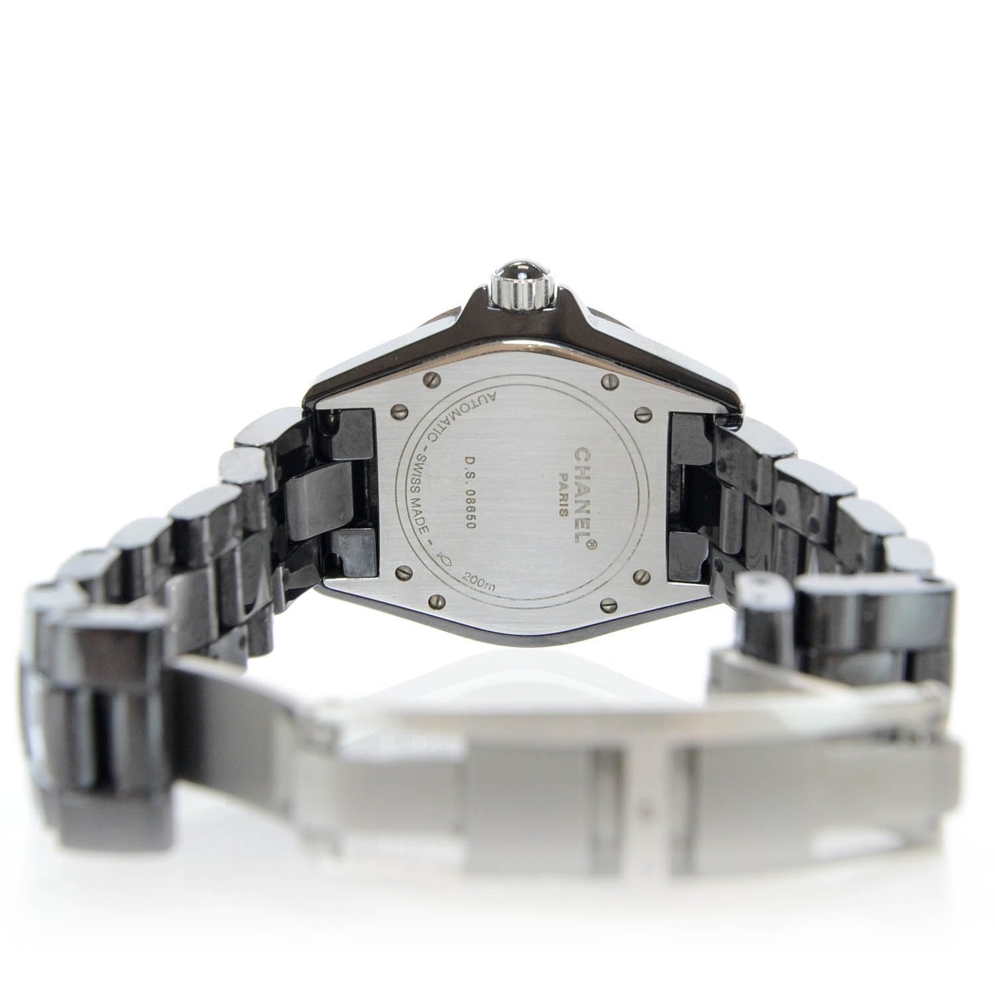 Stainless Steel Ceramic 38mm J12 Automatic Watch Black