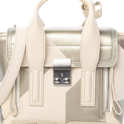 3.1 Phillip Lim 3.1 Calfskin Mini Pashli Trapeze Satchel Powder Champagne 10 of 10