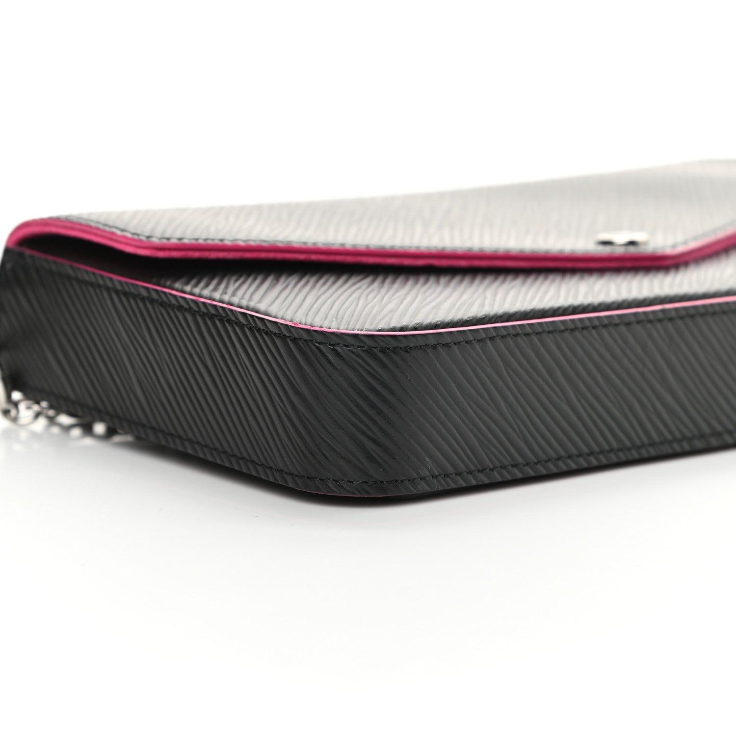 Louis Vuitton Epi Pochette Felicie Black Hot Pink 10 of 18
