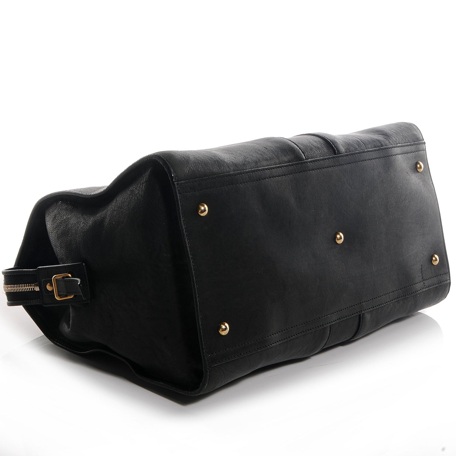 Saint Laurent Leather Large Cabas Chyc Black 4 of 8