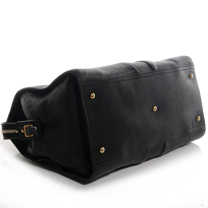 Saint Laurent Leather Large Cabas Chyc Black 4 of 8
