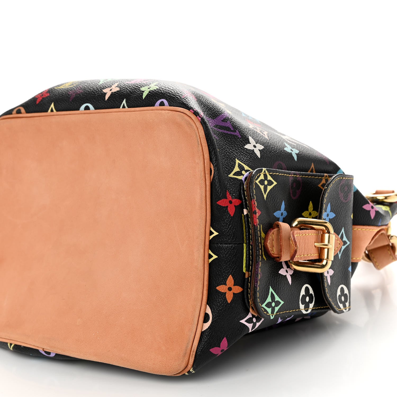 Louis Vuitton Monogram Multicolor Petit Noe Black 9 of 9