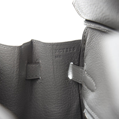 Hermes Togo Birkin 25 Gris Mouette 6 of 12