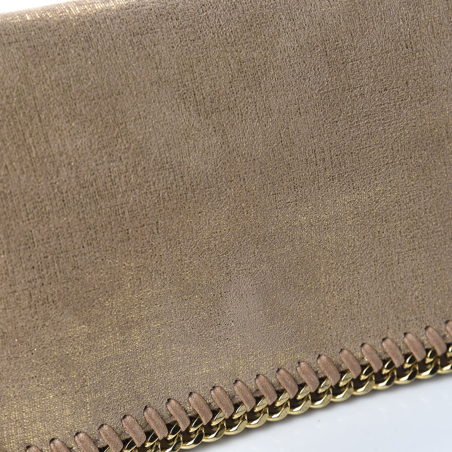 Shaggy Deer Falabella Crossbody Bag Gold