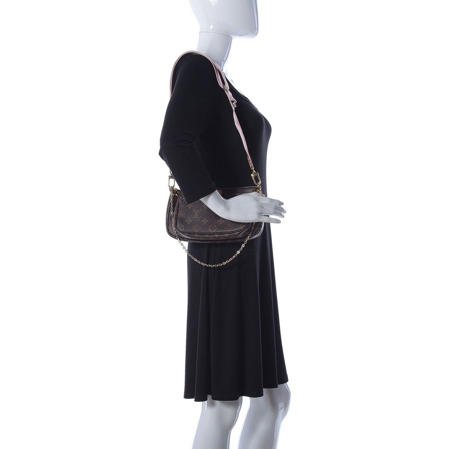 Monogram Multi Pochette Accessories Rose Clair