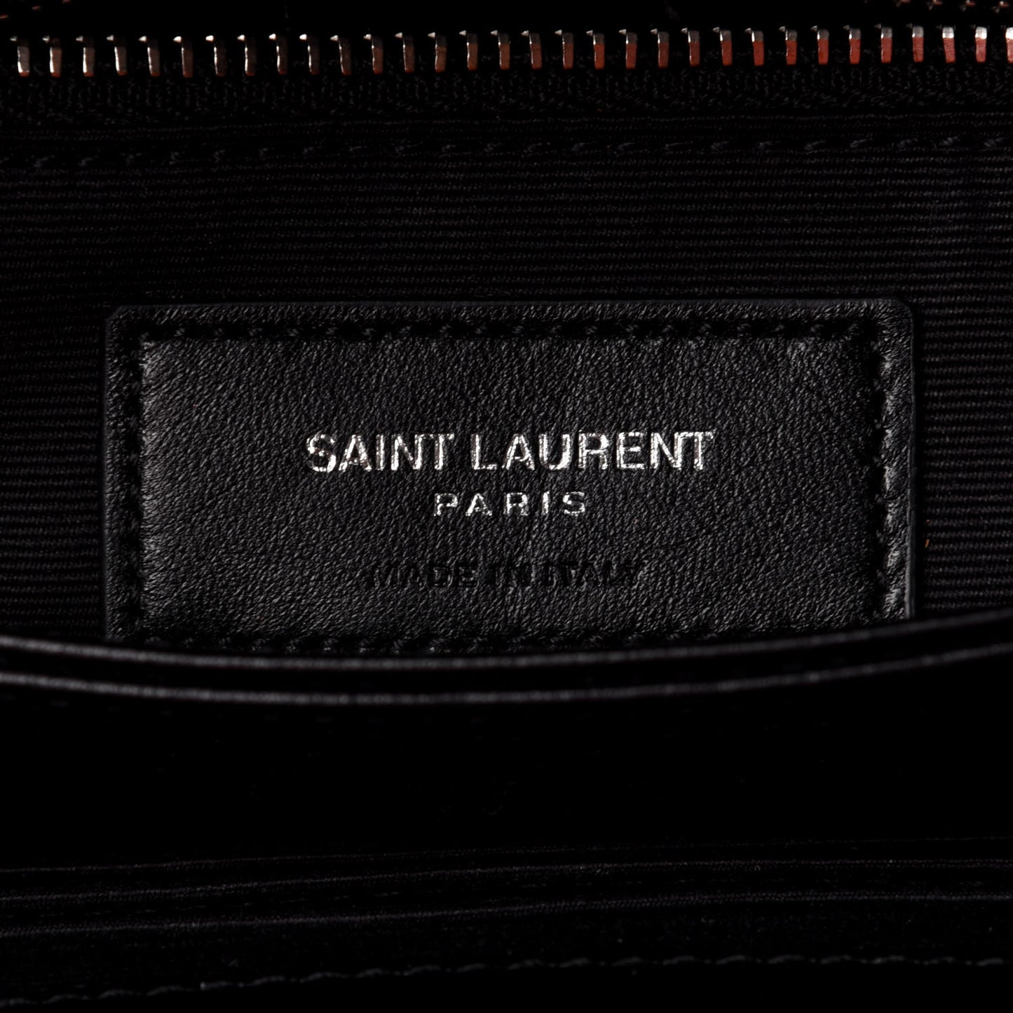 Calfskin Y Quilted Monogram Toy Loulou Crossbody Bag Black