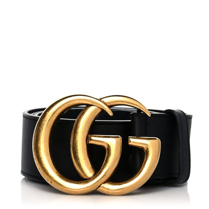 Gucci Calfskin Double G 40mm Belt 85 34 Black 1 of 5