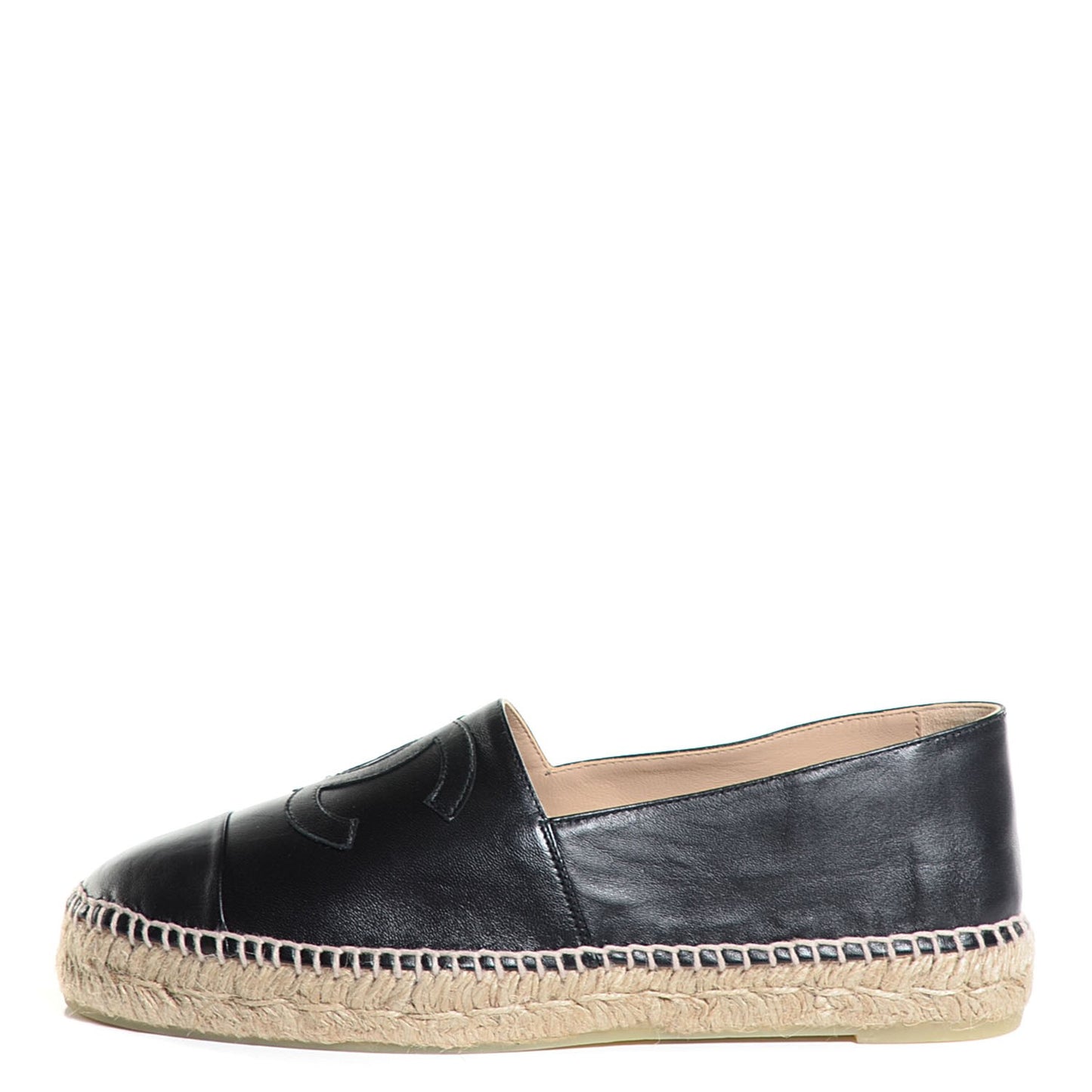 Lambskin CC Espadrilles 41 Black