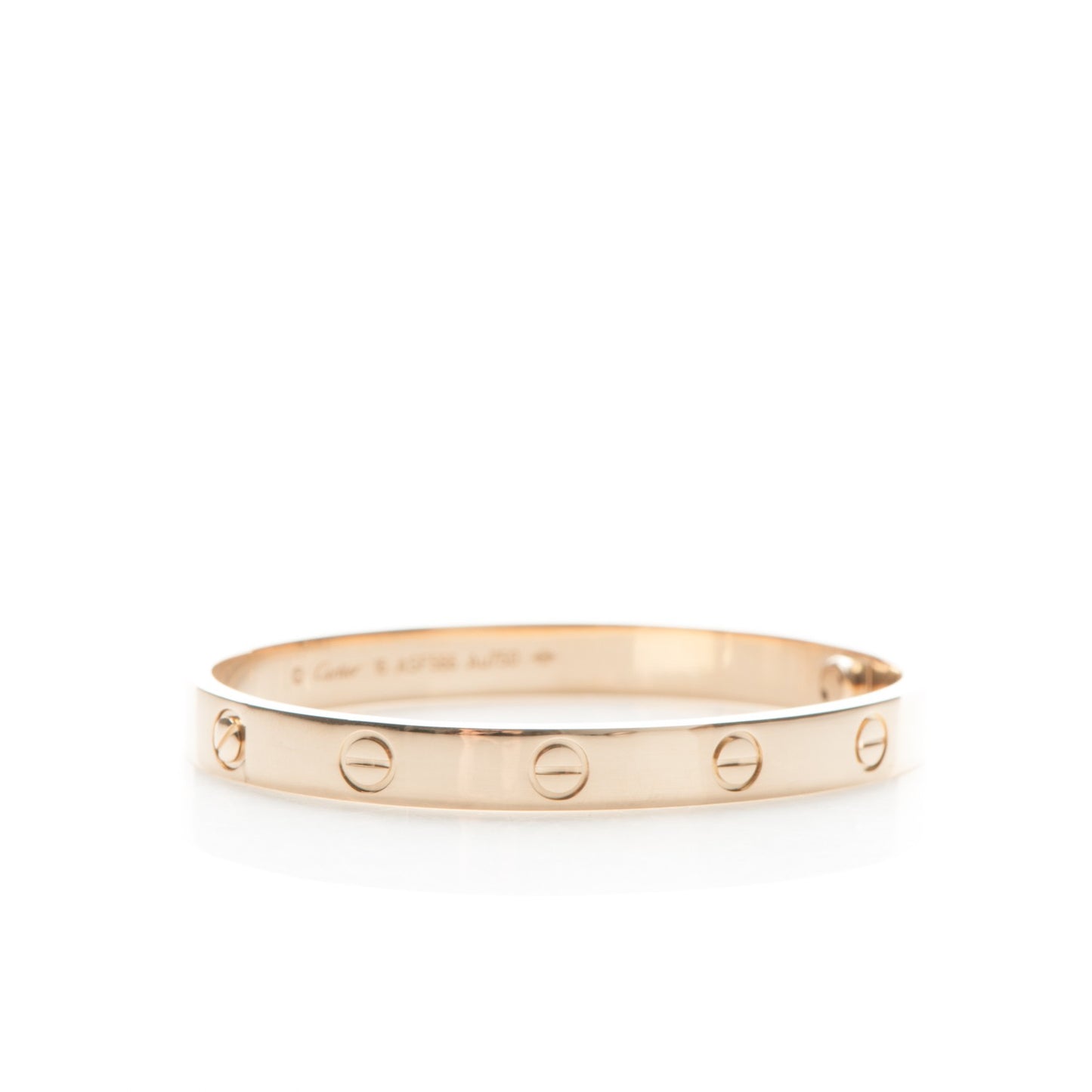 18K Yellow Gold LOVE Bracelet 16
