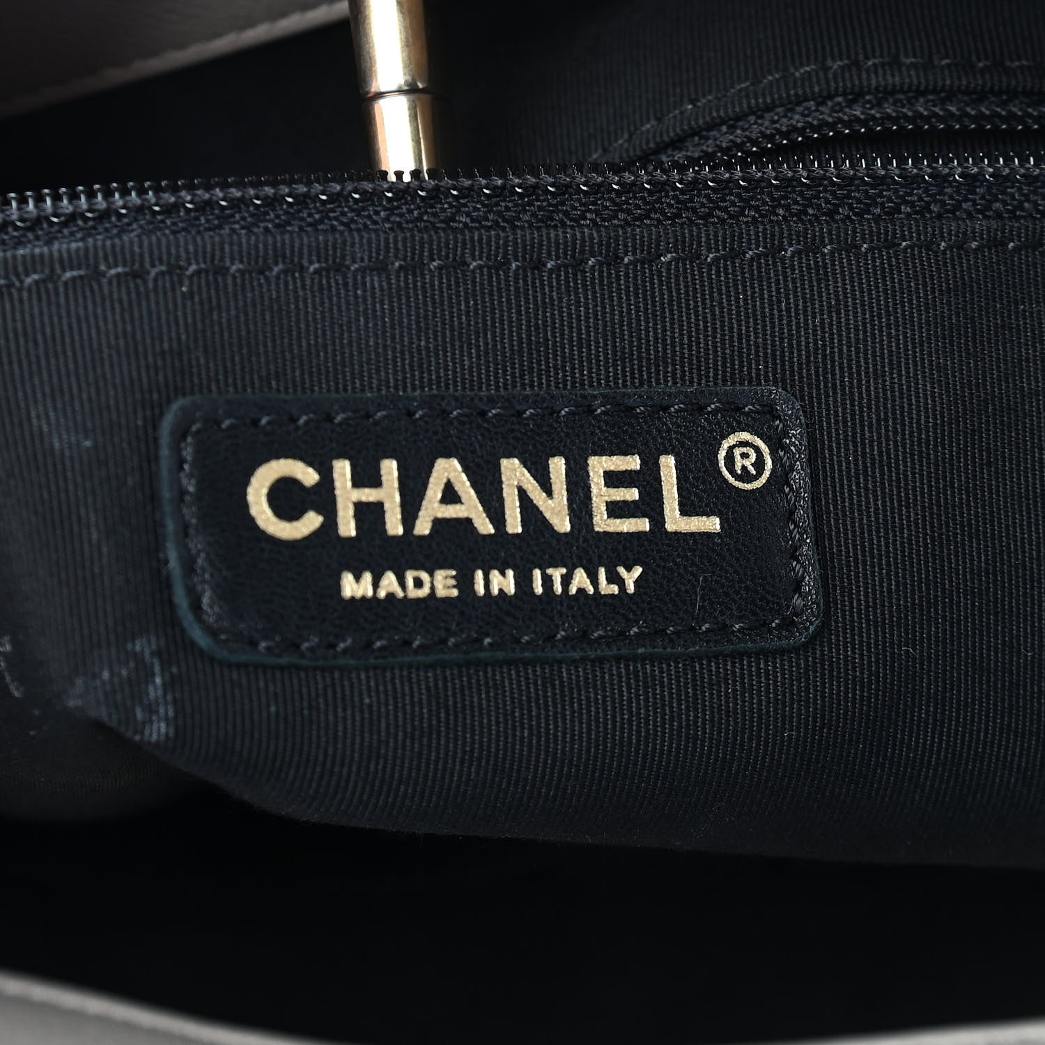 Chanel Calfskin Stitched Large Button Up Hobo Ivory Black 6 of 9