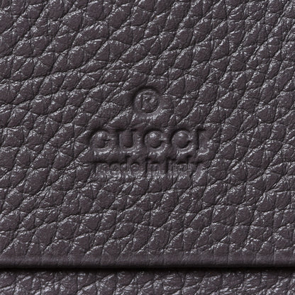 Gucci Grainy Calfskin Zumi Chain Card Case Wallet Dusty Grey 6 of 9