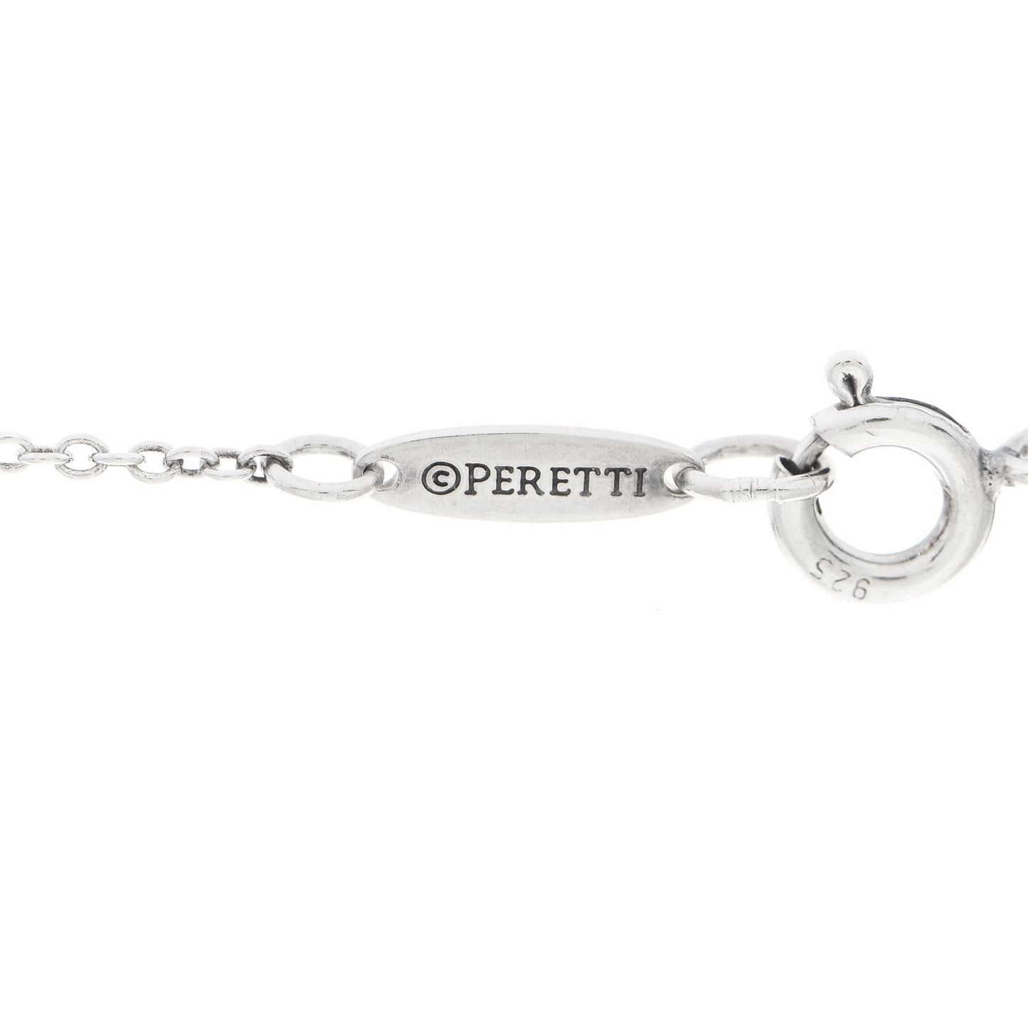 Sterling Silver Elsa Peretti Letter L Pendant Necklace