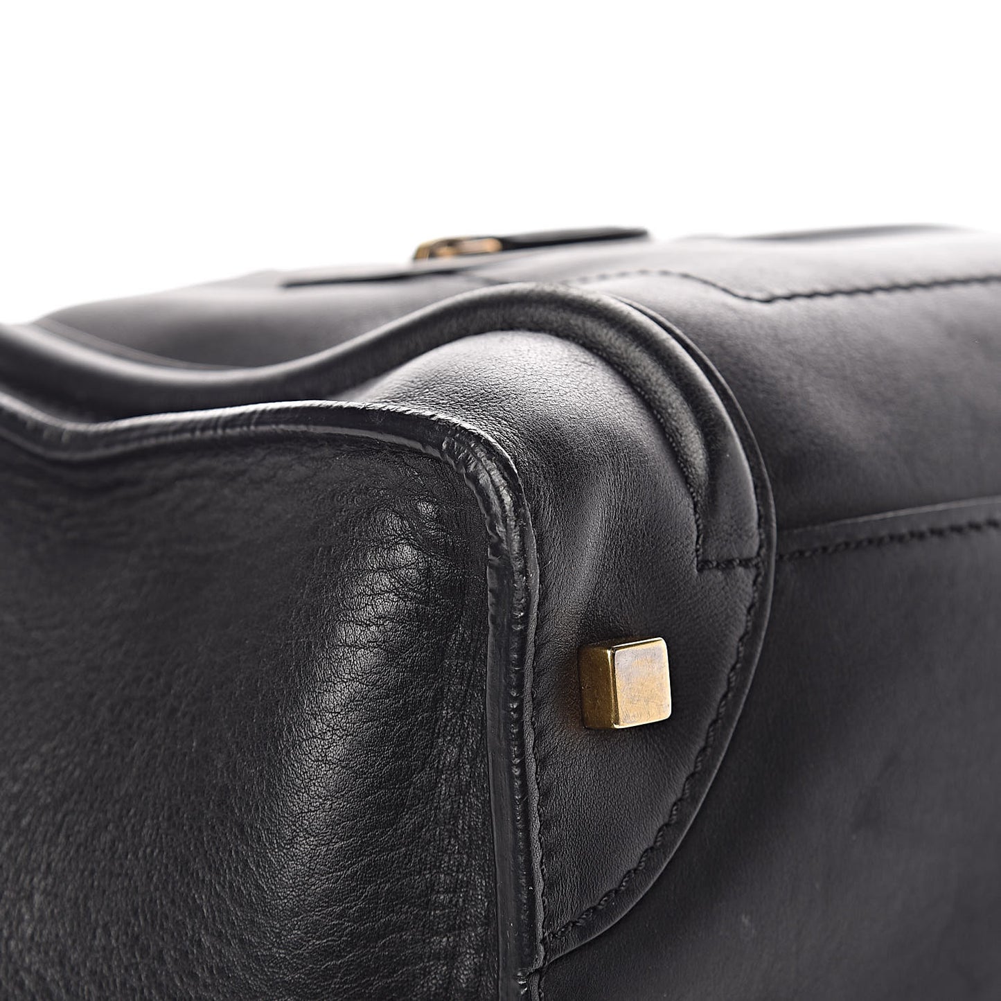 Smooth Calfskin Mini Luggage Black