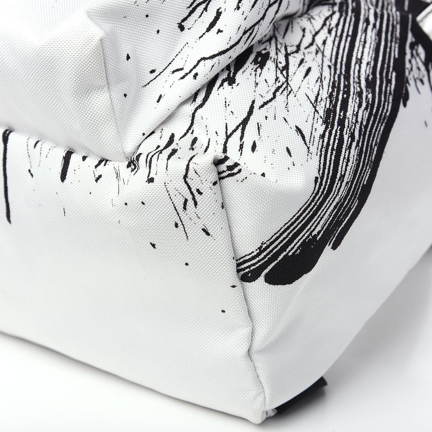x Christian Marclay Canvas Backpack White Black