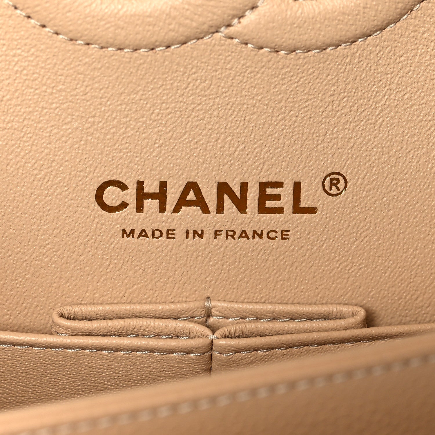 Chanel Caviar Quilted Medium Double Flap Beige Clair 6 of 11