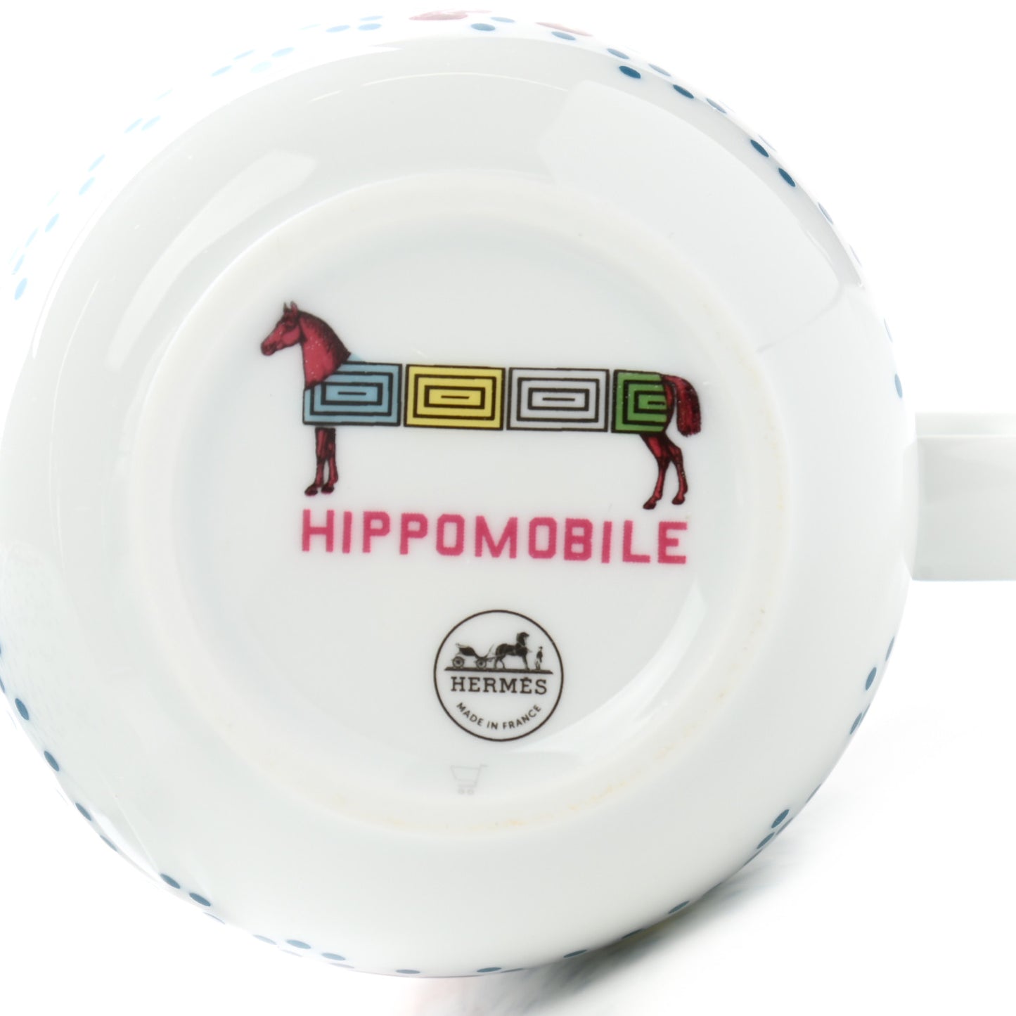 Porcelain Hippomobile Mug Set of 2