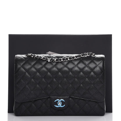 Chanel Caviar Quilted Maxi Double Flap Black 9 of 9