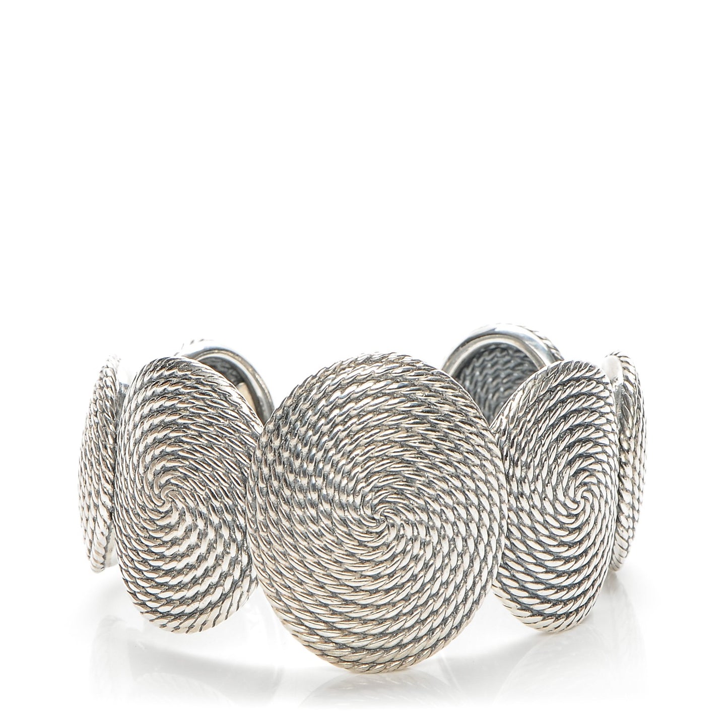 Sterling Silver 37mm Cable Coil Cuff