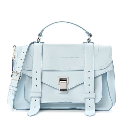 Proenza Schouler Lambskin Medium PS1 Satchel Polar Blue 1 of 8