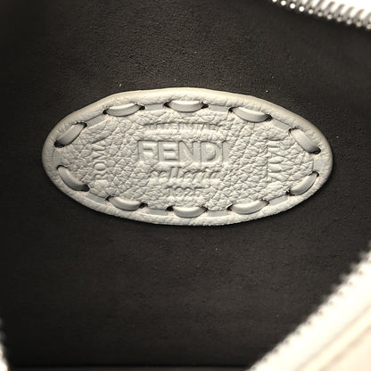 Fendi Cuoio Roma Sellerissima Nappa Sintetica Tape Stitch Mini Fendessence Shoulder Bag White 6 of 8