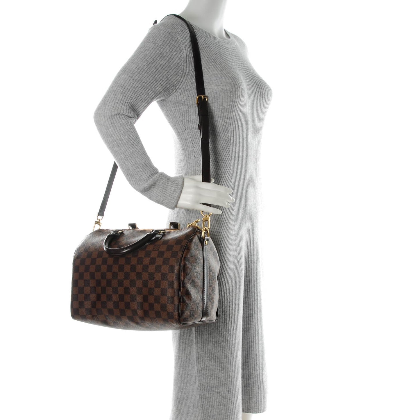 Damier Ebene Speedy Bandouliere 30