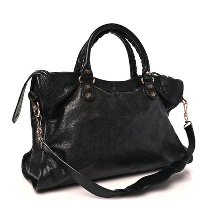 Balenciaga Agneau Giant 12 Rose Gold Hardware City Black 4 of 11