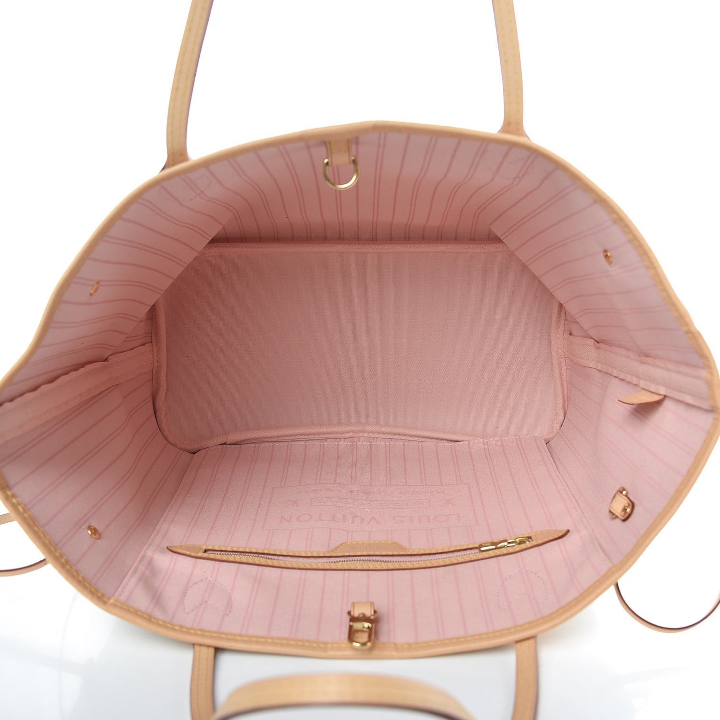 Damier Azur Neo Neverfull MM Rose Ballerine