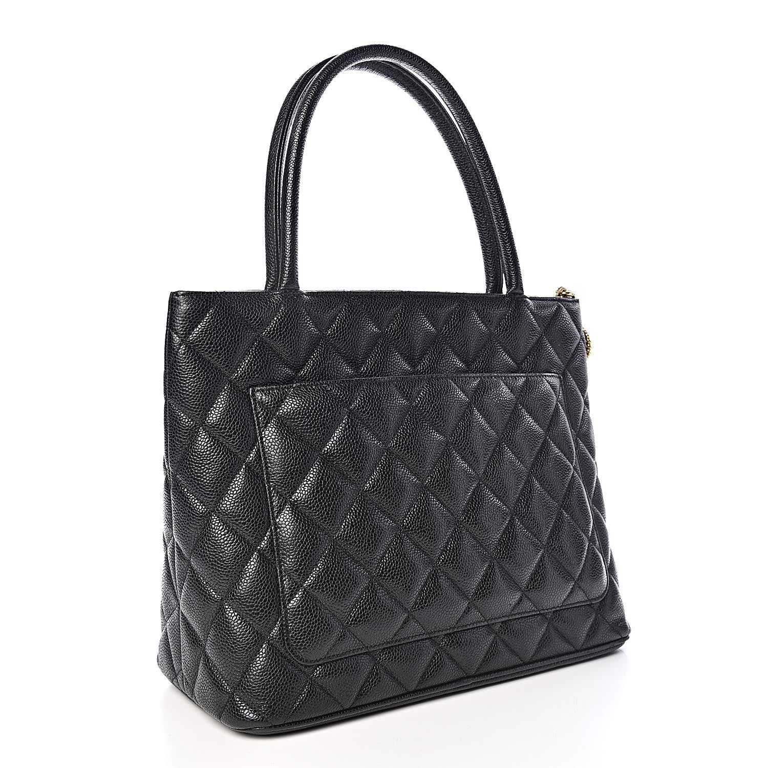 Chanel Caviar Quilted Medallion Tote Black 3 of 11