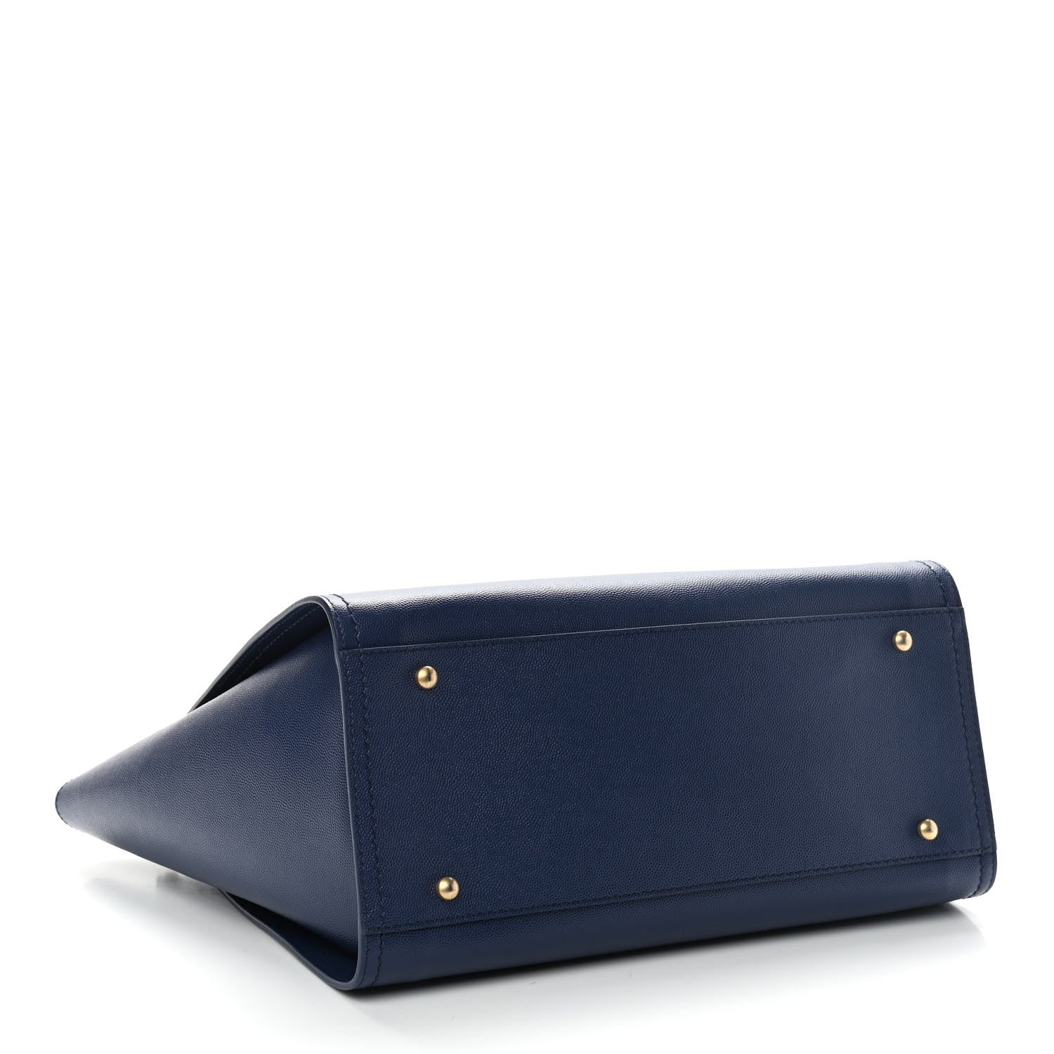 Chanel Caviar Small Studded Deauville Tote Navy 4 of 9