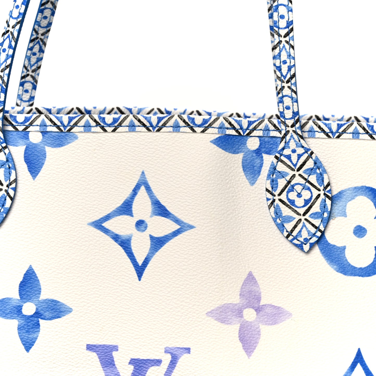 Monogram Giant By The Pool 2.0 Neverfull MM Blue