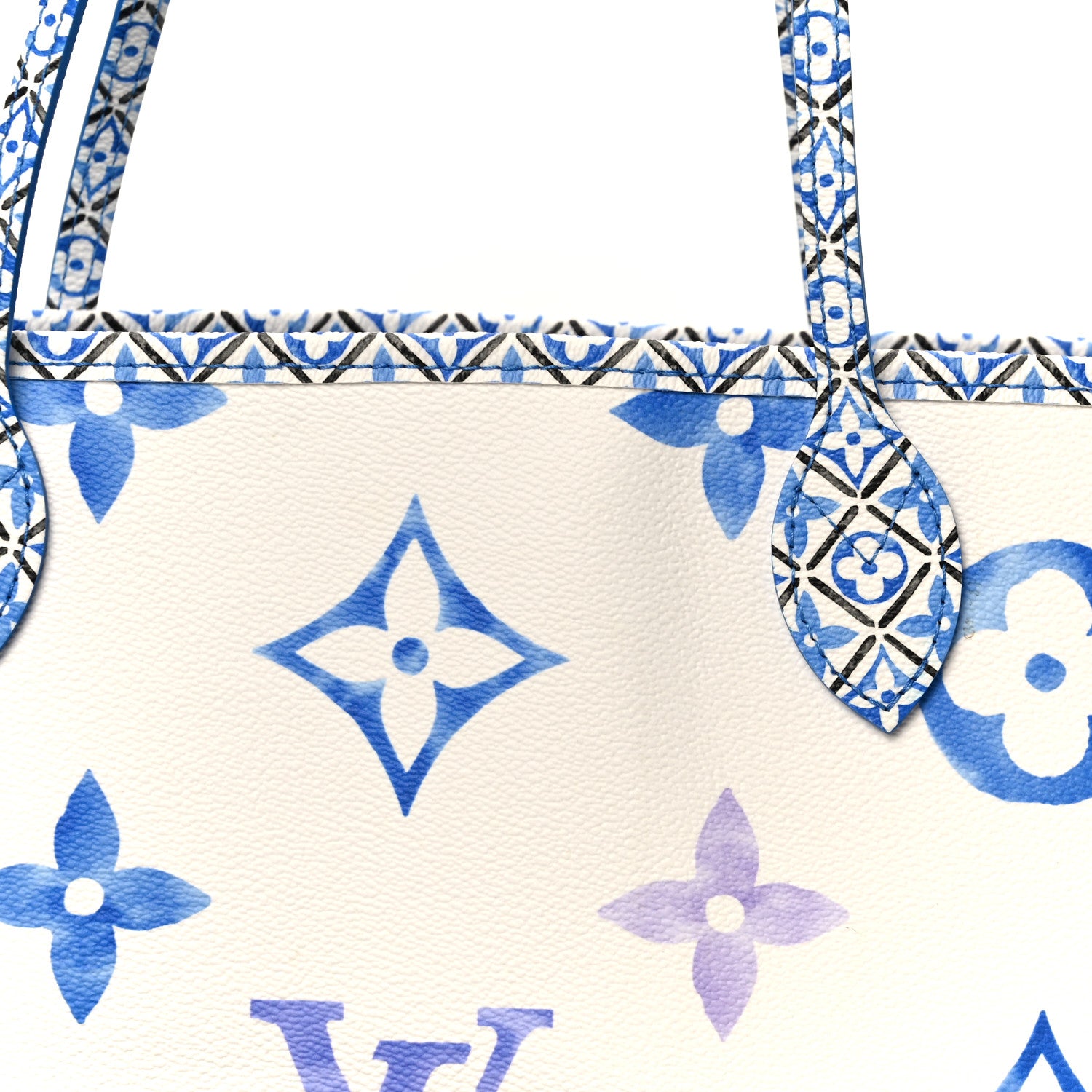 Louis Vuitton Monogram Giant By The Pool 2.0 Neverfull MM Blue 7 of 9