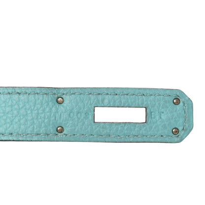 Hermes Togo Kelly Retourne 35 Bleu Atoll 6 of 15